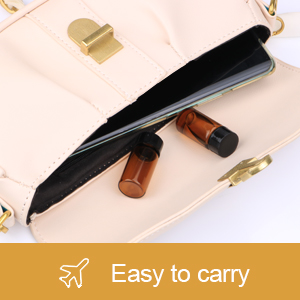 Oil Bottles For Essential Oils, 36 Pcs 2 Ml (5/8 Dram) Amber Glass Vials Bottles, Orifice Reducers And Black Caps