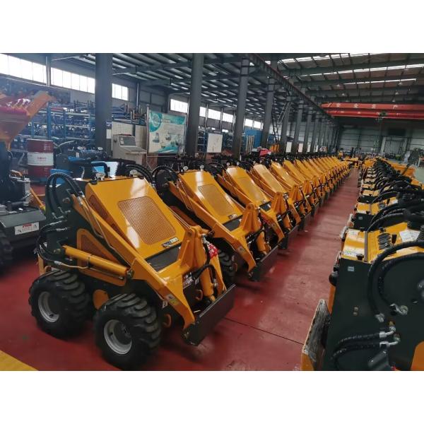 23HP power Mini Skid Steer loader HY380 With Gas engine for garden personal renting