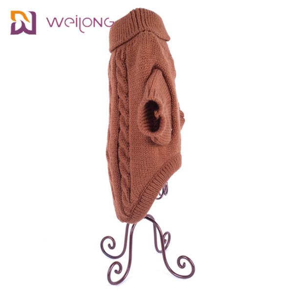 Turtleneck Cable Knit Dog Sweater Outfits For Dogs Cats