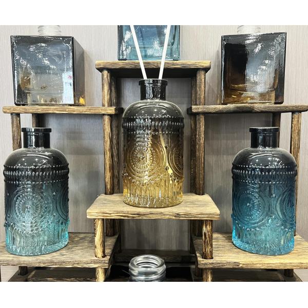 100ml and 300ml Clear Empty Luxury Aroma Perfume Reed Diffuser Glass Bottles with Box