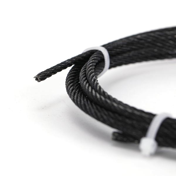 High Tensile Strength Black Oxide Steel Wire Rope