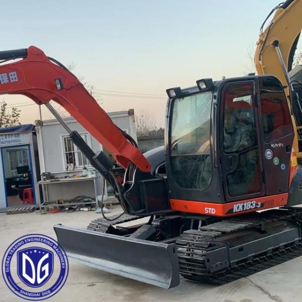 Mini excavator sale Kx183 Used Excavator 8.3 Ton Japanese Kubota Used Excavator