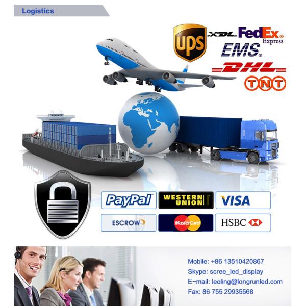 Low Noise P3.91 64*64 LED Video Wall Display Front And Back Maintenance