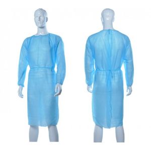 Quality Economical Disposable Waterproof Gowns , CPE Plastic Throw Away Aprons wholesale