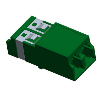 Dust Laser Free Fiber Optic LC Duplex Adapter Singlemode with Internal Shutter