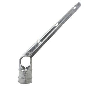 China Galvanized Chain Link Fence Fittings Barbed Wire Extension Arms on sale