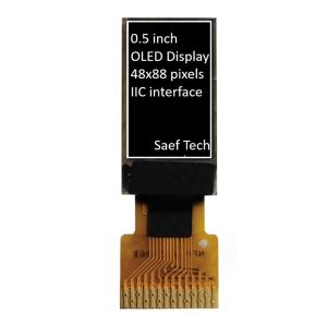 Quality 0.5 Inch OLED Display Module 88x48 Pixels Passive Matrix With I2C Interface wholesale