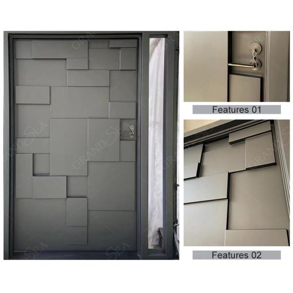 Italian Design Villa Entrance Security Luxury Aluminum Main Front Pivot Porta Modern Entry Wooden Pivot Door