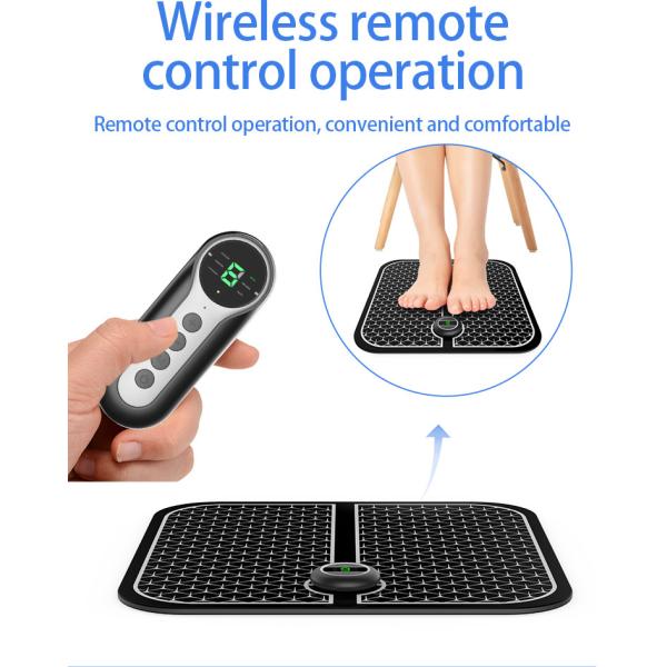 Fodable Electric Pulse EMS Foot Massager Painess Relief Foot Muscle Stimulator 5V