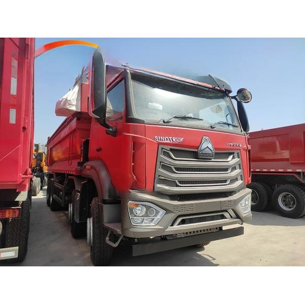 8x4 12 Wheeler 40 Ton Sinotruk Dump Truck , 12 Tyre Tipper Truck EUR 2 380hp