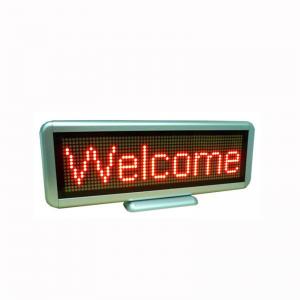 China Red LED Message Scrolling Sign/Programmable/Advertising/Edit by PC/Reachargeable C1664R on sale