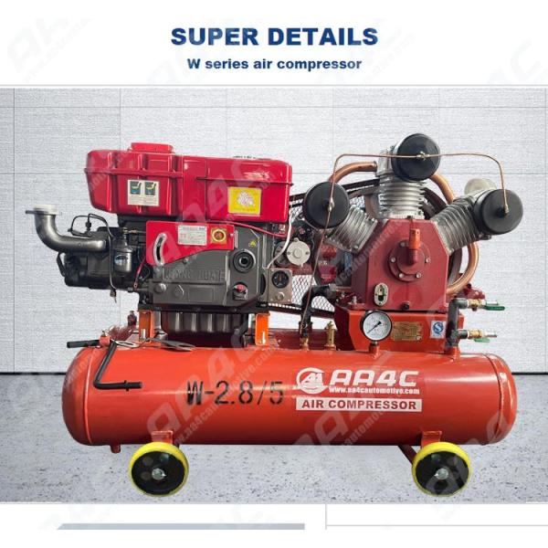AA4C Reciprocating Portable mining industry piston diesel air compressor outdoor air pump workshop air source AA-W1.8/5