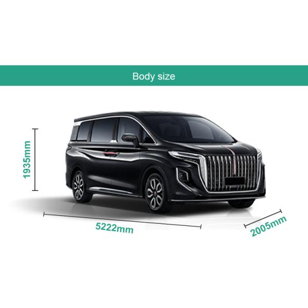 2023 Hongqi HQ9 5-door 7-seat Max Speed 200km/h Petrol Car with L2 Aided Driving and Multi-link Rear Suspension