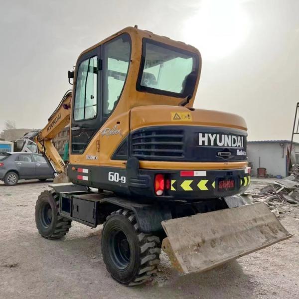 2019 Hyundai 60W-9 Used Wheeled Excavator with YANMAR Engine and Cheaper Cost in Korea