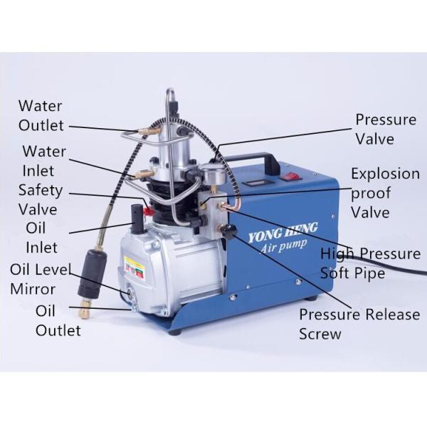 High Pressure 4500PSI Air Compressor For Pneumatic Airgun Scuba Rifle PCP Inflator