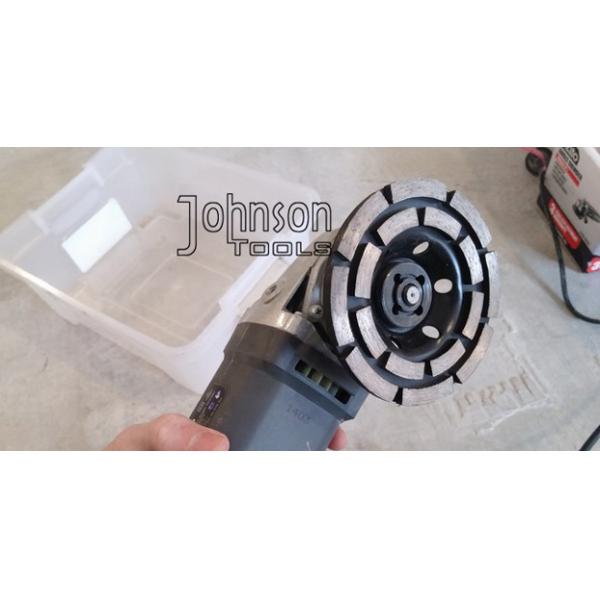 Soft Medium Hard Bond Concrete Grinding Wheel For Fast Grinding Double Row