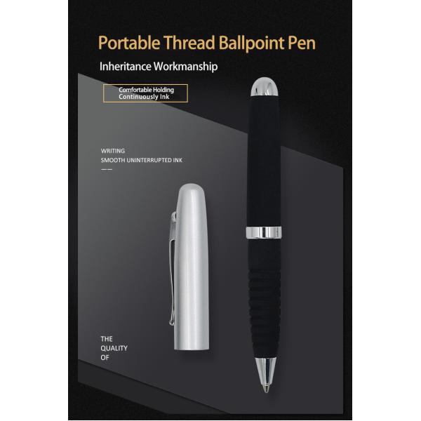 Luxury 1.0mm Metal Ballpoint Pen Thick Barrel Ball Pen Comfortable EVA Grip