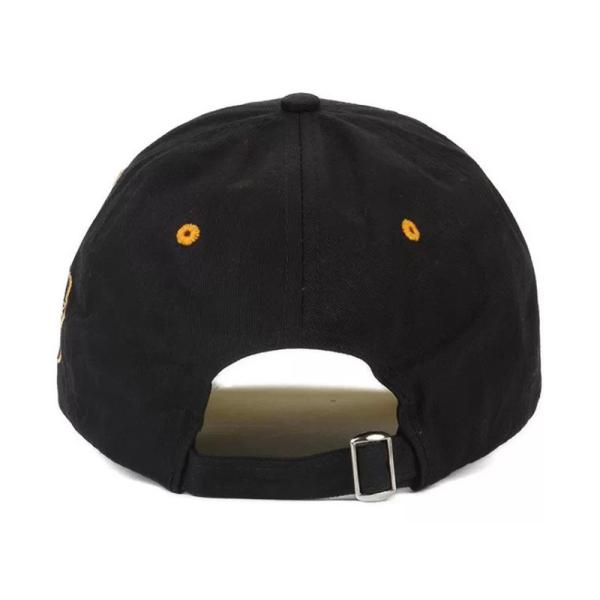 Boston Cotton Unisex Baseball Caps Six - Panel Fitted Adjustable Metal Ring Closure