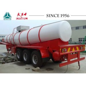 40T 22000 Ltr Acid Transport Trailers With Airbag Suspension