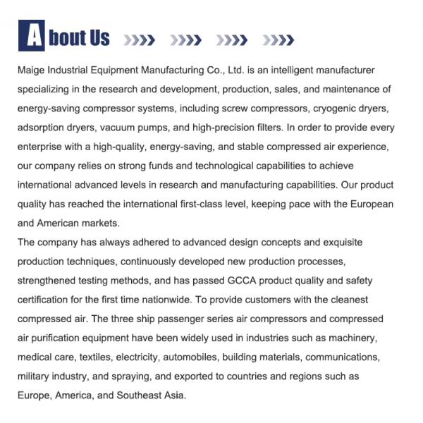 High/Low Pressure Oil-Free Air Compressor Single Screw Direct-Driven 1-Year Warranty Industrial Rotary Screw Compressors Spare