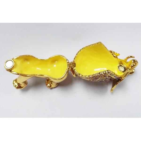 Thailand Gifts Trinket Box Elephant Shape Jewelry Boxes for gift fashion elephant enamel jewelry box