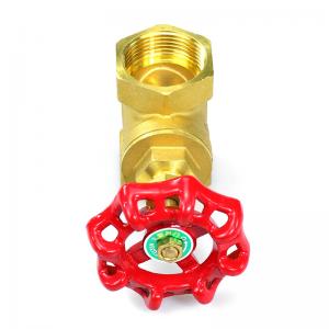 Quality Flow Water Control Stop Valve , high pressure Forged Globe Valve Brass wholesale