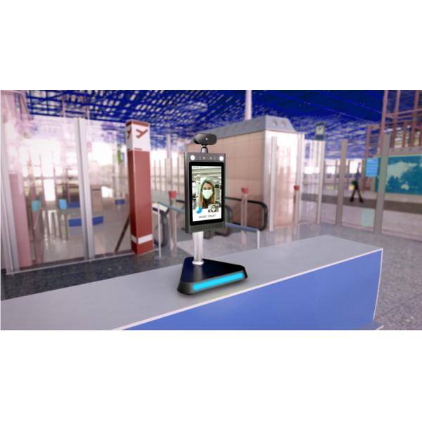 High Accuracy Body Temperature Scanner Thermometer 8'' LCD Screen 1 Year Warranty