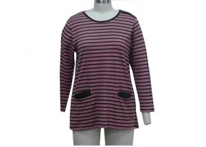 China Yarn Dyeing Cycle New Casual Sweatshirts With Long Sleeve Lady Pullover Sweatshirt on sale