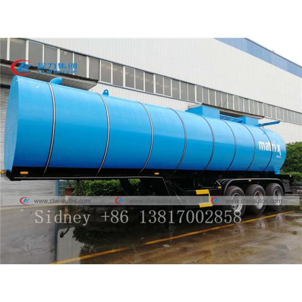 35cbm 3 Axle Bitumen Carbon Steel Tank Semi Trailer