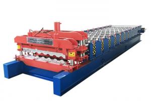 Quality Coil Width 1200mm Cold Roll Forming Machine , 13 Rows Roller  Roof Tile Production Machines wholesale