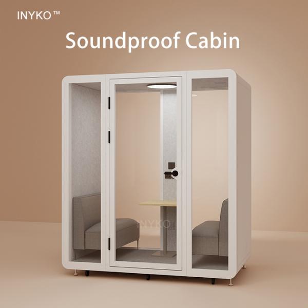 Soundproof Phone Booth with STC 35-45 dB Rating and 5 Year Warranty Featuring 7-layer Acoustic Structure