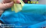 Customized HDPE t-shirt plastic garbage bags for medical disposal yellow