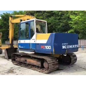 China Direct Injection Engine PC120-5 12T Used Wheel Excavator on sale