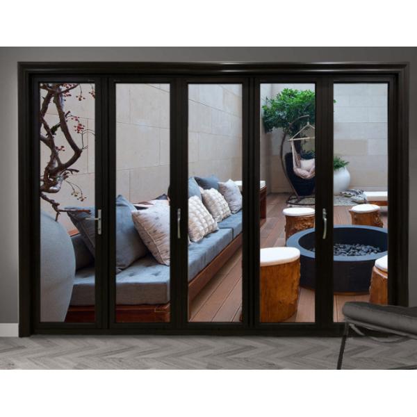 Louver Aluminium Folding Door Non Thermal Break Powder Coating