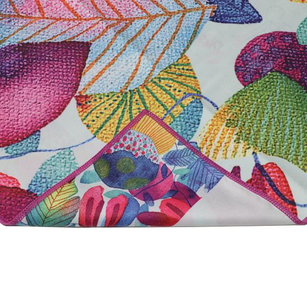 Sandless Suede Microfiber Beach Towel Waffle Weave Drying Towel With Ziper