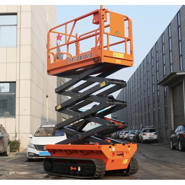 6m 8m 10m Self Propelled Electric Scissor Lift Aerial Working Platform 230kg Load