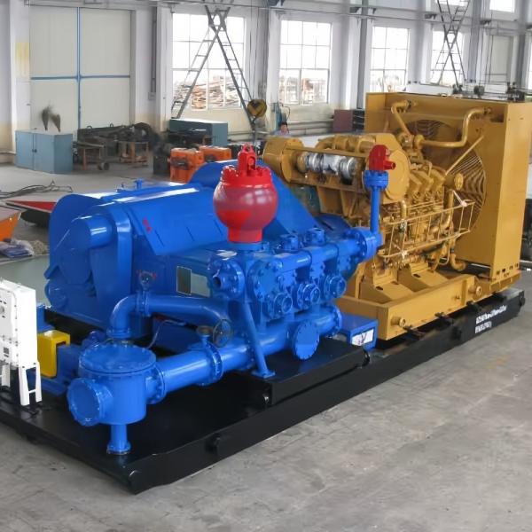 API 7K Oilfield Drilling Rig Hydraulic Triplex Mud Pump Unit Systems Mud For Oil Water Well