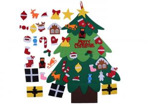 Quality DIY Christmas Tree Kids Xmas Gifts EN71 Felt Christmas Decorations wholesale