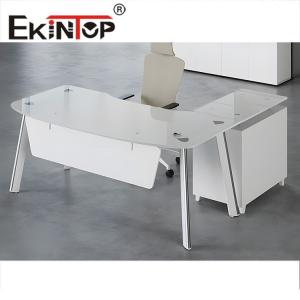 Quality Office Furniture Toughened Glass Computer Desk Thickened Materials wholesale
