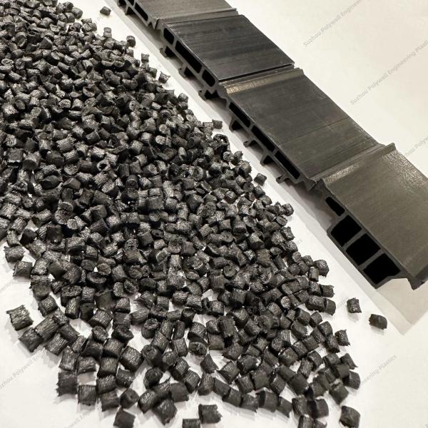 PA66 Compound Polyamide Nylon Granules Reinforced Glass Fiber 25% Modified Polymer for Thermal Barrier Material