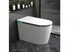 Quality Automatic Sanitary Ware Items , Black Bathroom Wc Intelligent Ceramic Toilet Bowl wholesale