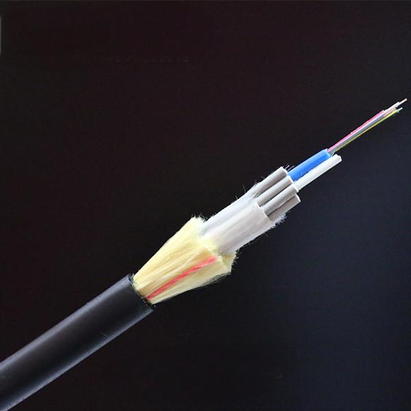 All Dielectric Self Supporting Aerial Fiber Optic Cable 12 24 Core Fiber Optic Cable Single Mode