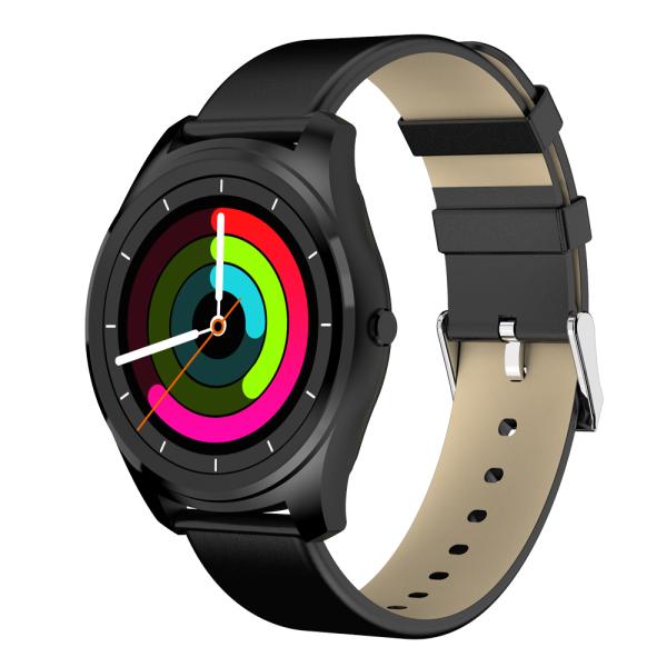 IP67 waterproof Z4 Bluetooth Heart Rate Monitor Watch Leather Strap detachable sports Smartwatch Ios Android Compatible