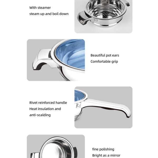 Wholesale Kitchen Non Stick Cookware Set Non Stick Cooking Utensil Set Stainless Steel Nonstick Cookware Sets