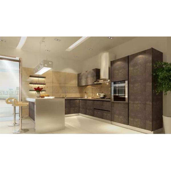 jinhengsteel Retro style high end kitchen cabinet designs with stainless steel cabinet