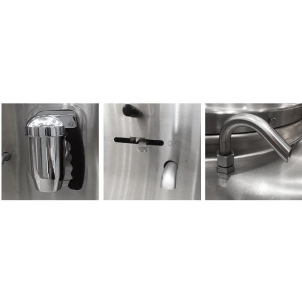 Stainless Steel Commercial Cooking Equipment Electric Gas Soup Kettle Boiling Pan