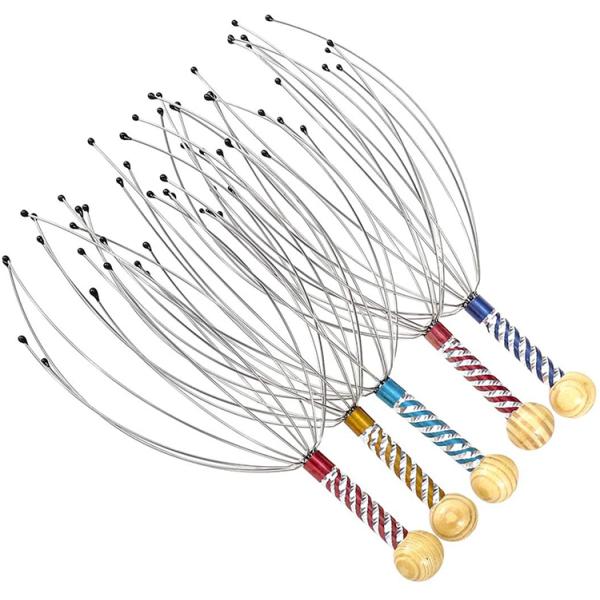 Multi Functional Handheld Scalp Head Massager Stainless Steel Manual Scalp Massager Claw