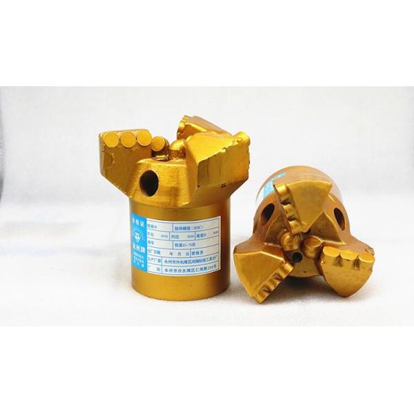 Wearproof PDC Core Bit For Pebble , 75mm Diameter PDC Drill Bit