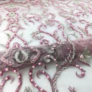 Quality Embroidery Lace fabric wedding fashion high quality for brand garments lace fashion wholesale