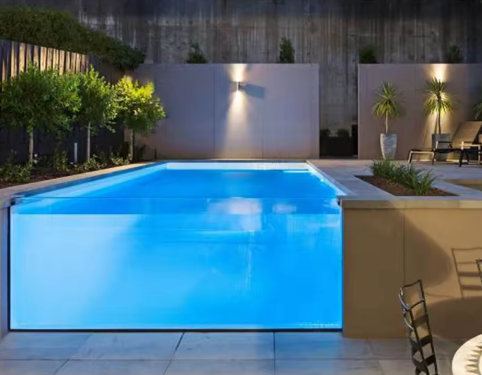 High Quality Custom Size Outdoor Infinity Pool Acrylic Pool Wall for Home and Commercial Use